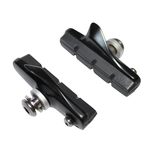 Newton brake shoe holders for Shimano road cartridge, black