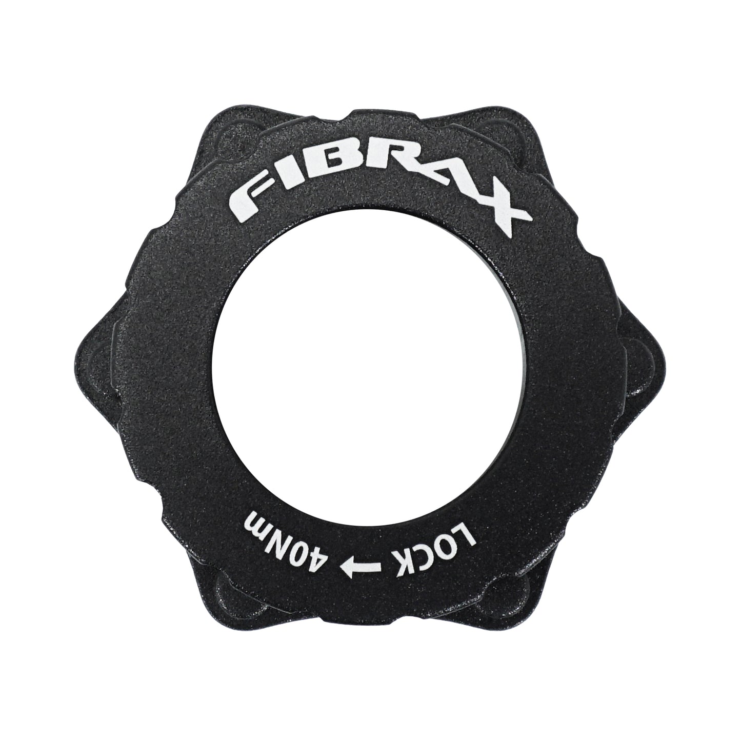 Fibrax Centerlock to 6-bolt disc brake adapter for all 12/15mm axles and standards