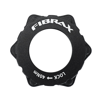 Fibrax Centerlock to 6-bolt disc brake adapter for all 12/15mm axles and standards