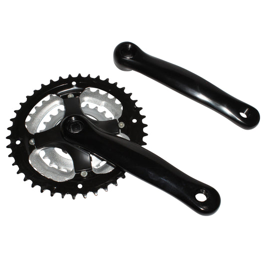 PCP MTB crankset black aluminum 170 42x34x24