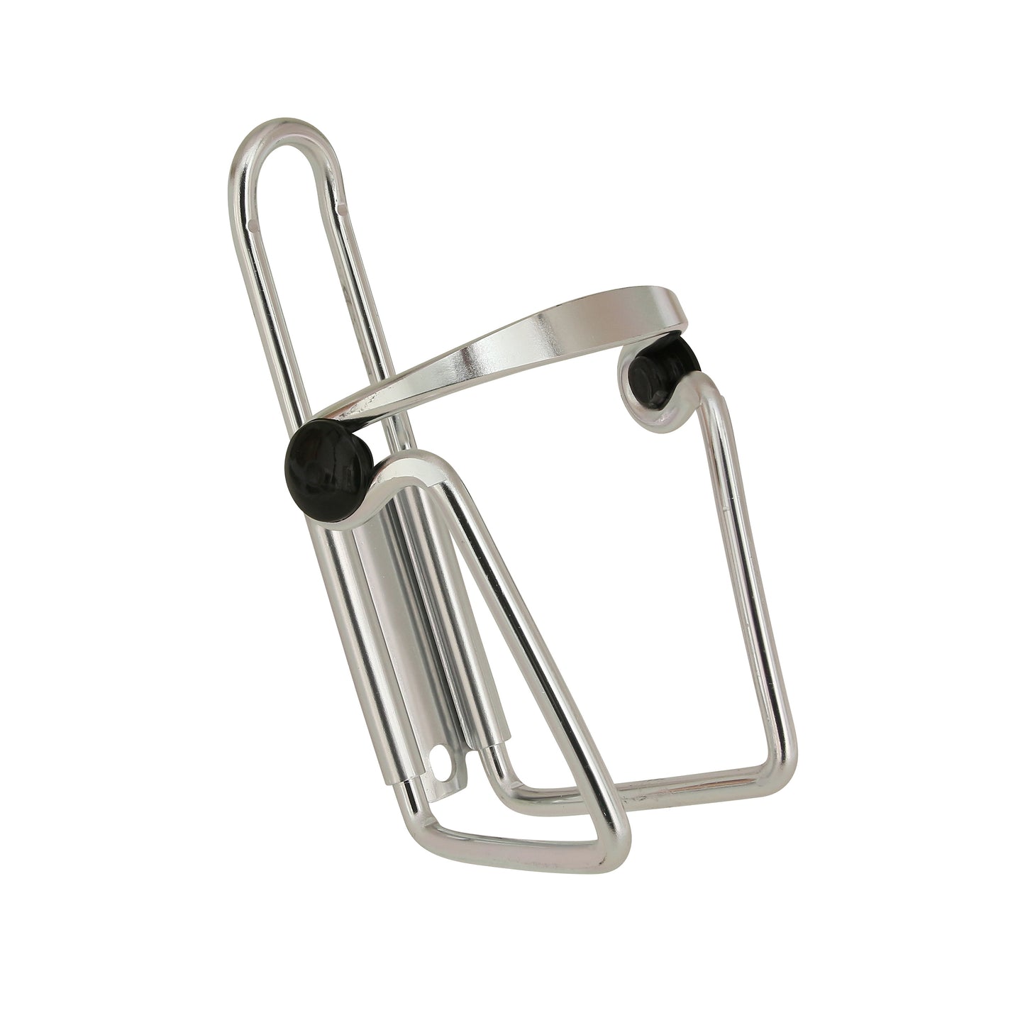 Newton N1 Aluminum Silver Bottle Cage with Anti-Vibration Pads