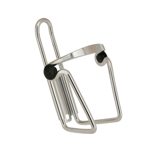 Newton N1 Aluminum Silver Bottle Cage with Anti-Vibration Pads