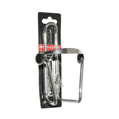 Newton N1 Aluminum Silver Bottle Cage with Anti-Vibration Pads