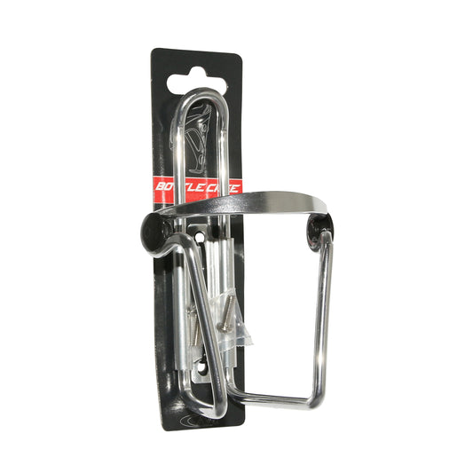 Newton N1 Aluminum Silver Bottle Cage with Anti-Vibration Pads