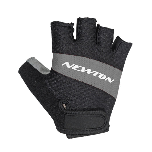 Newton Tech short cycling gloves grey / black