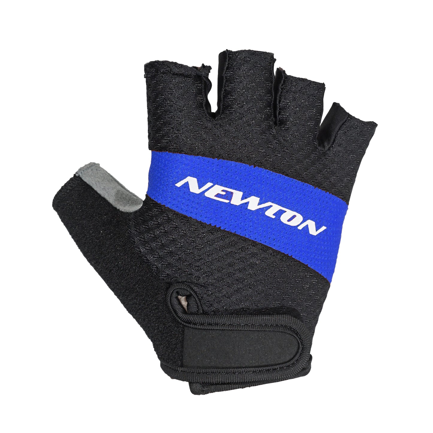 Newton Tech short cycling gloves blue / black