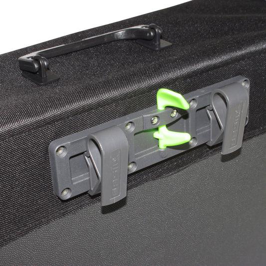 Sacoche arrière vélo latérale Basil malaga droit-gauche 17l fixation hook ON sur porte bagage noir 40x16x31cm