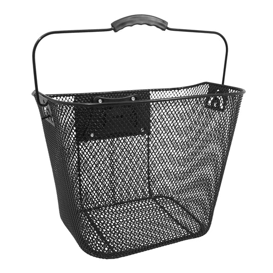 Newton honeycomb 19L black steel front basket