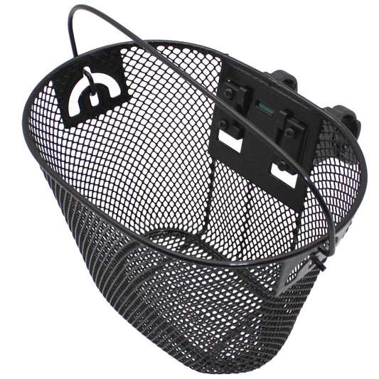 Newton Small Kids' Front Basket, Black, 6L