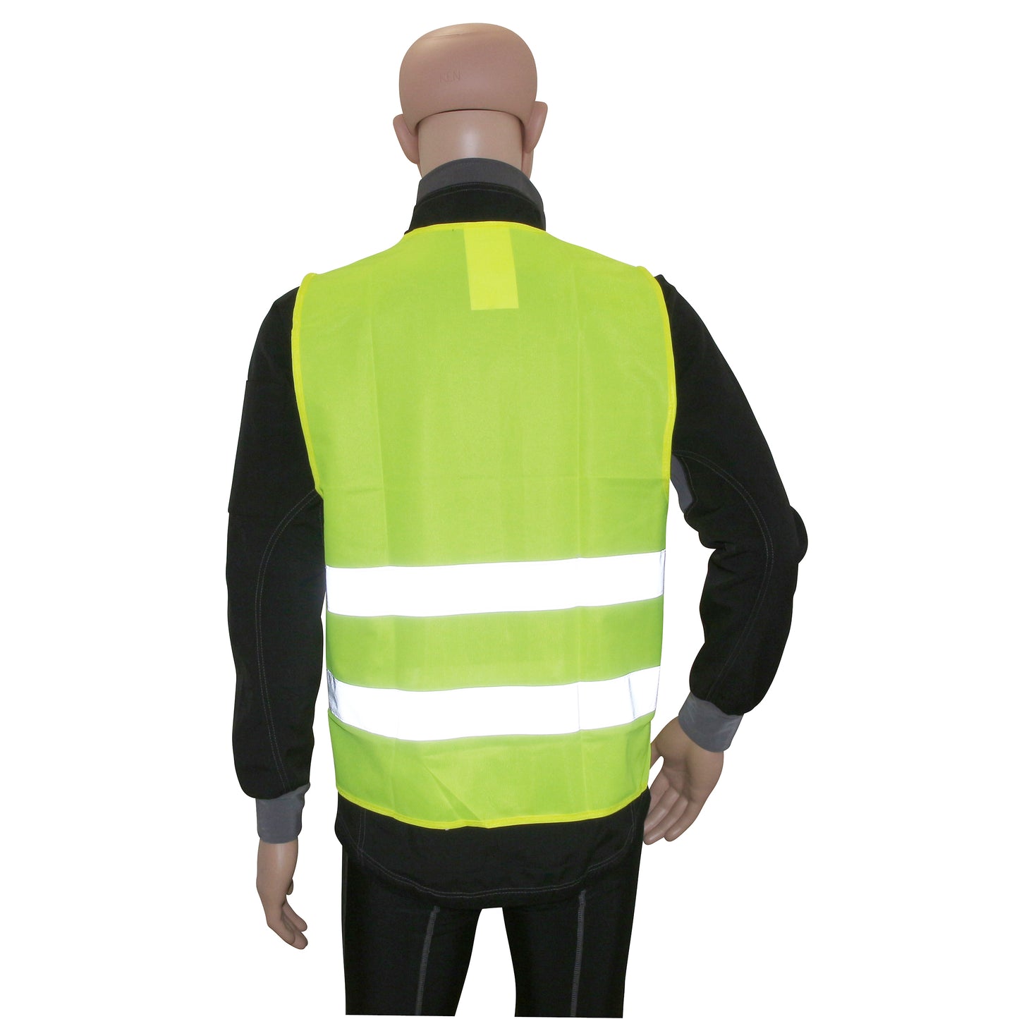 Yellow reflective adult safety vest