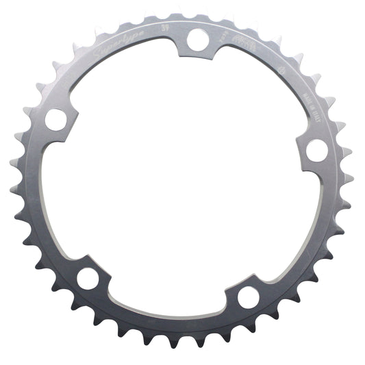 Plateau route 5 bras Miche D130 39D int Shimano 9-10V argent