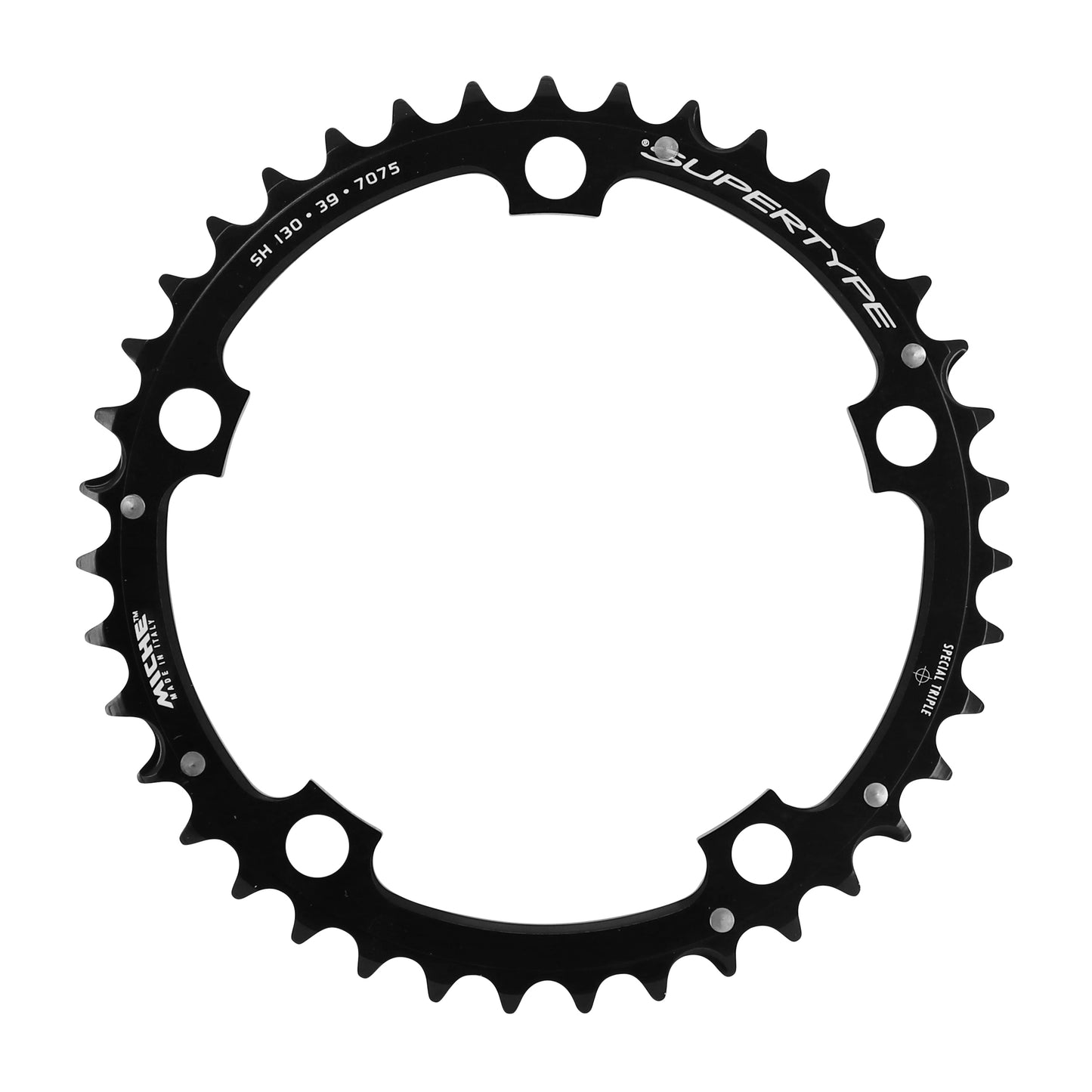 Plateau route 5 bras Miche D130 39D milieu triple Shimano 9-10V