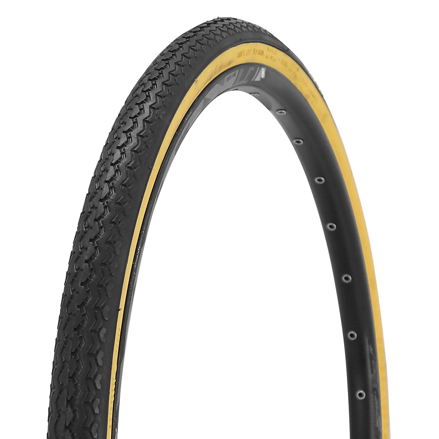 Pneu City 650 X 35B Deli S-172 Noir-Brun TR (27,5 x 1,40) (35-584)