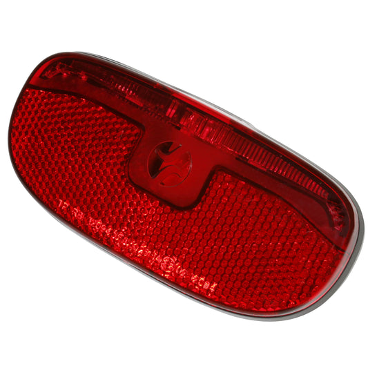 Eclairage vélo à dynamo arrière sur porte-bagage Spanninga duxo entraxe 80mm noir