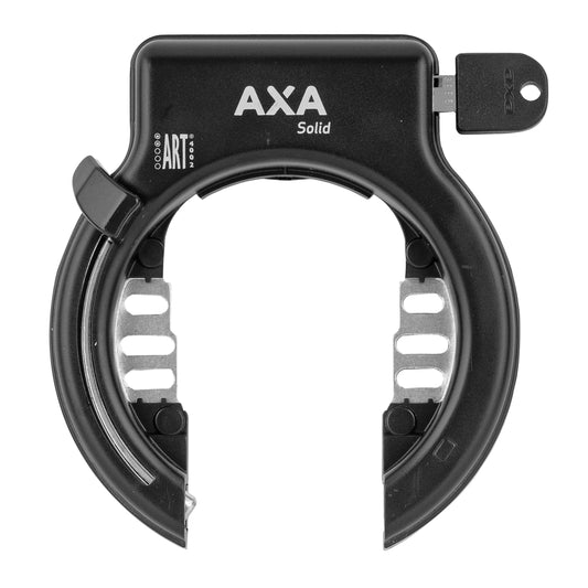 Axa Solid Horseshoe Bicycle Lock Black 58mm Opening Black without Mounting Bracket - Security Level 10-15
