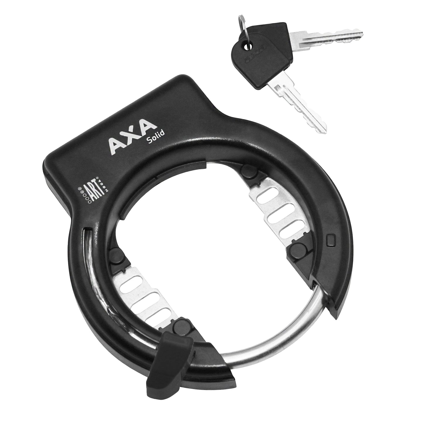 Antivol vélo fer à cheval Axa solid noir ouverture 58 mm noir sans fixation - sécurité niveau 10-15