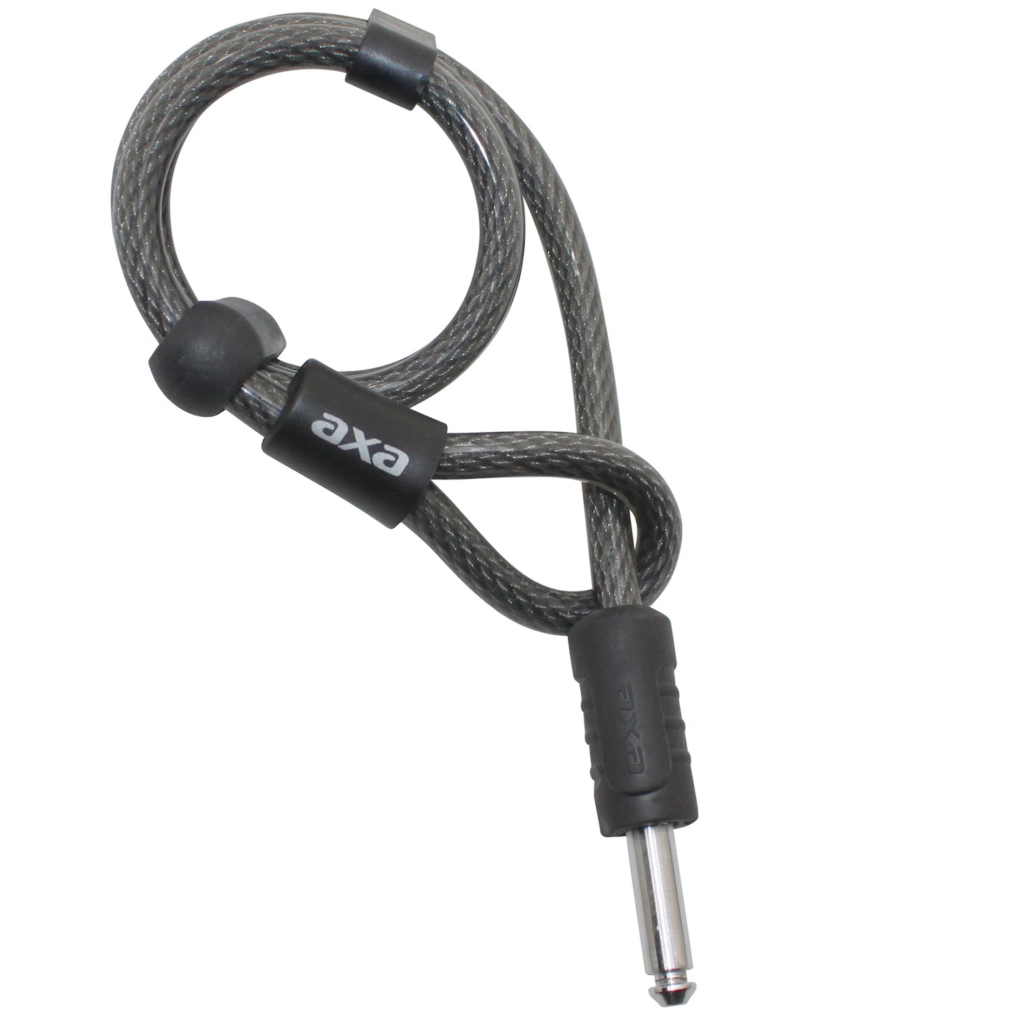 Axa RLS Looped Cable Bicycle Lock for Horseshoe Plug Cable, 10mm diameter, 1.15m length, 35mm plug depth, 10mm diameter