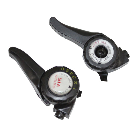 Manette VTT PCP indexée collier cintre 6V (paire)