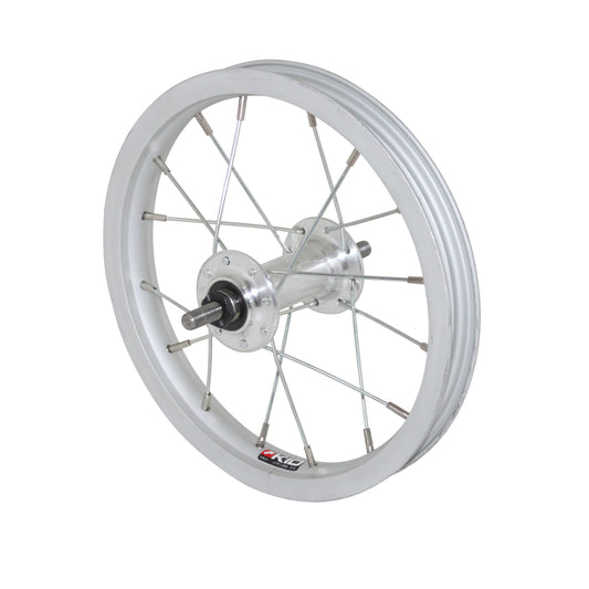Roue PCP city patin 12" avant jante alu axe plein