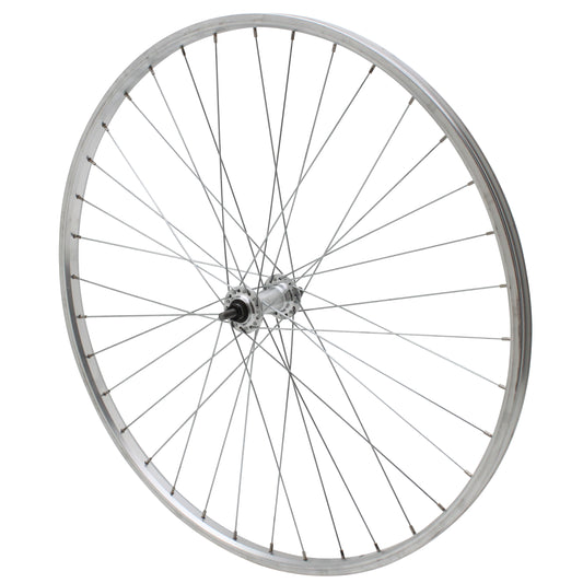 Roue city Velox patin 650x30A avant moyeu alu axe plein