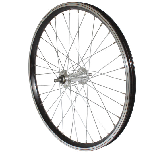 Roue remorque Velox vélo 20x1.75 alu axe plein 9x100