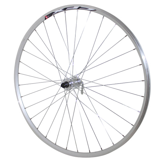 Roue route Velox patin 700 ELAN CFX argent avant moyeu alu