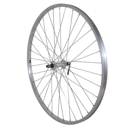 Roue VTC Velox patin blocage 700x35 alu avant moyeu alu