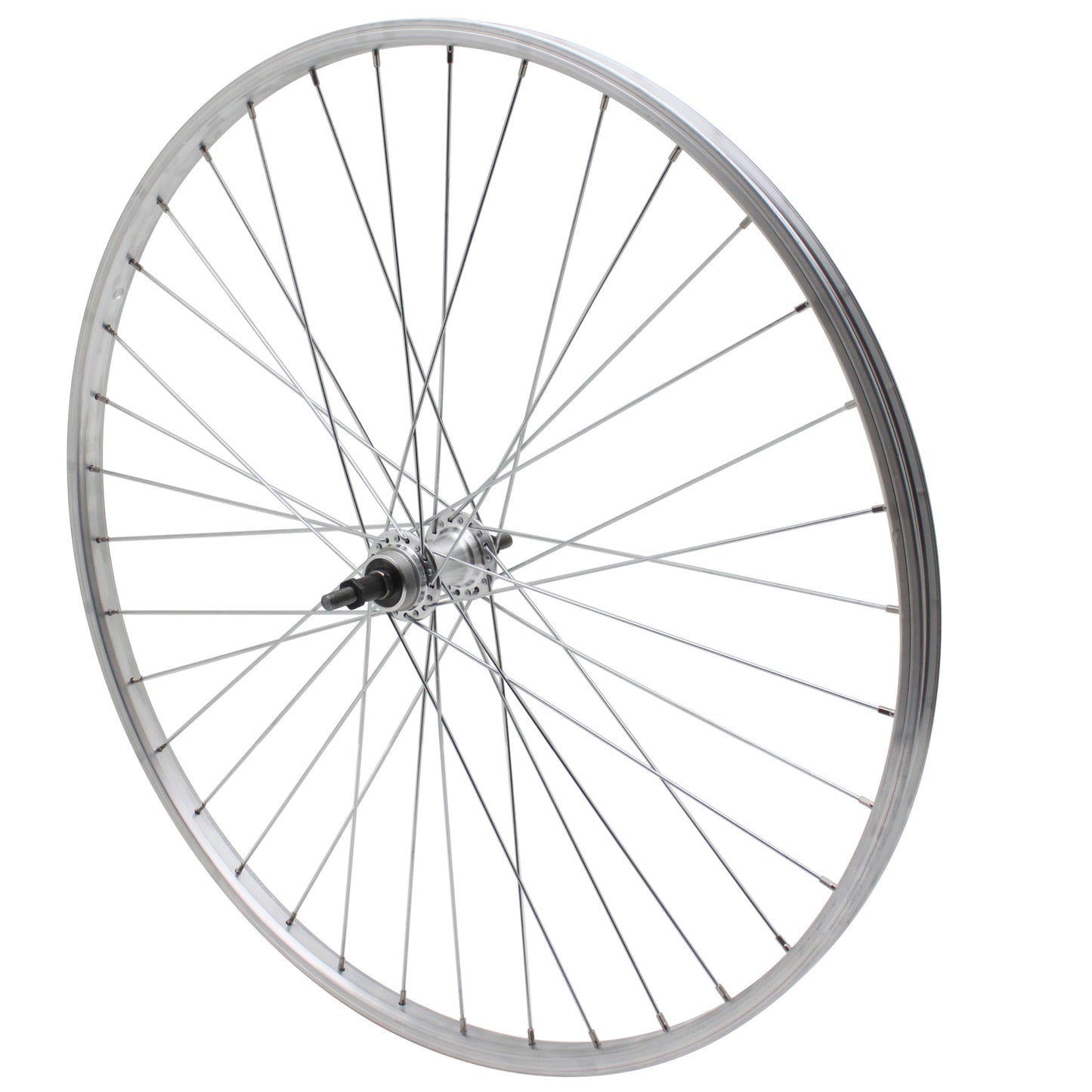 Roue VTC city Velox patin 700x28-35 arrière axe plein RL 7-6V