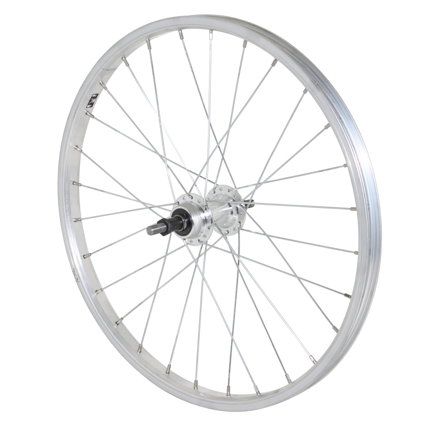 Roue VTT Velox patin 20" alu arrière axe plein RL 6-7V
