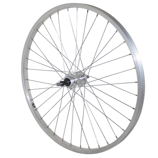 Roue VTT Velox patin 24" alu arrière axe plein RL 7-6V