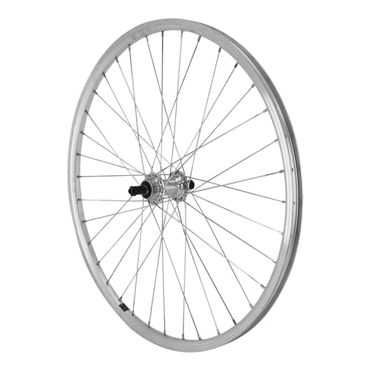 Roue VTT Velox patin blocage 26" ER10 argent arrière RL 7-6V