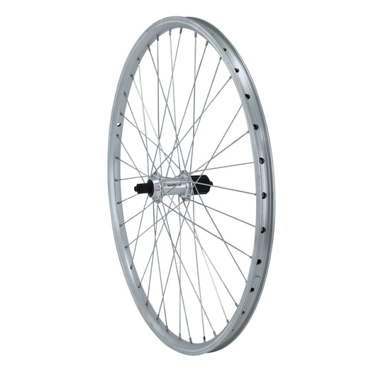 Roue VTT Velox patin blocage 26" ER10 argent arrière QC300