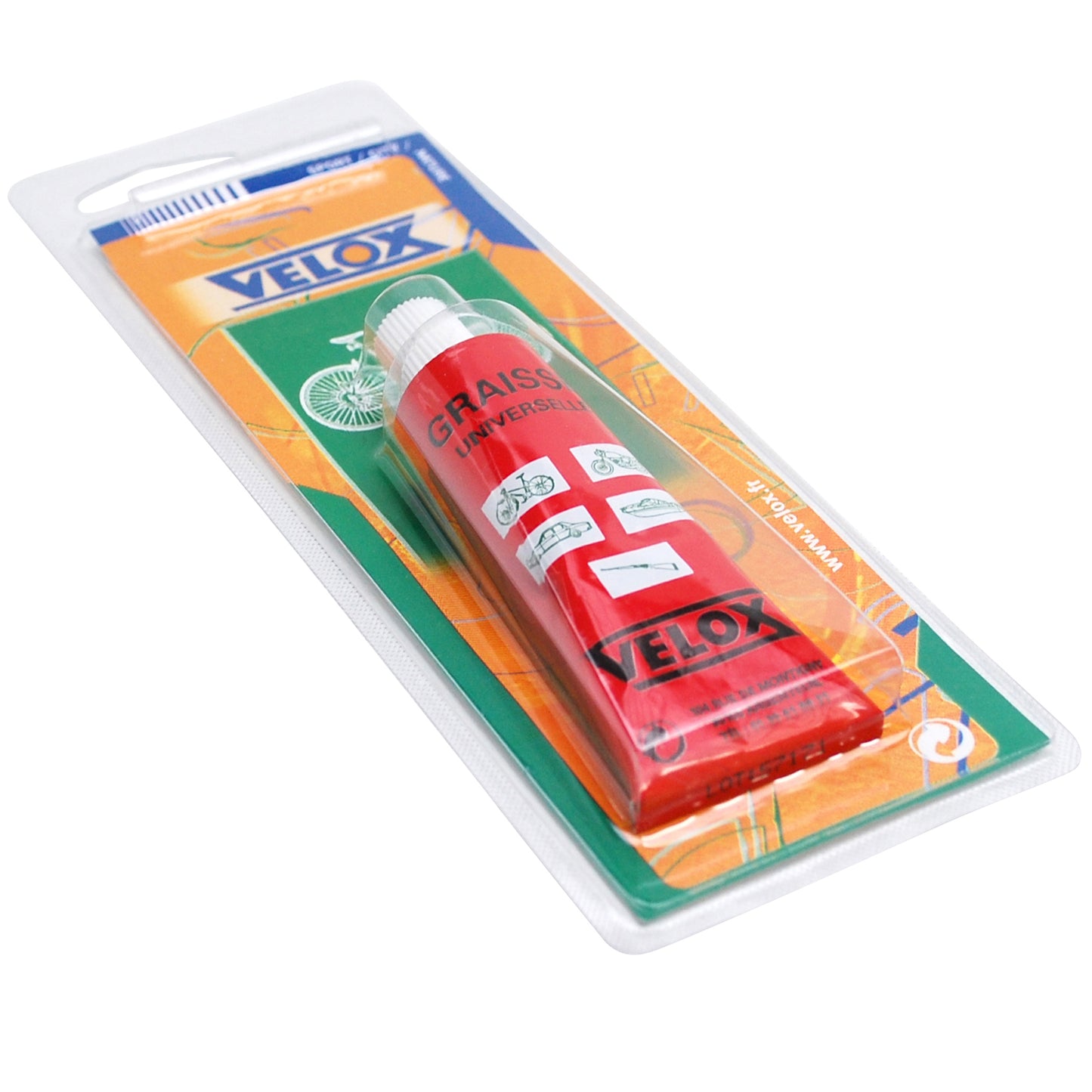 Graisse vélo rose Velox 25g (a l'unité sous blister)