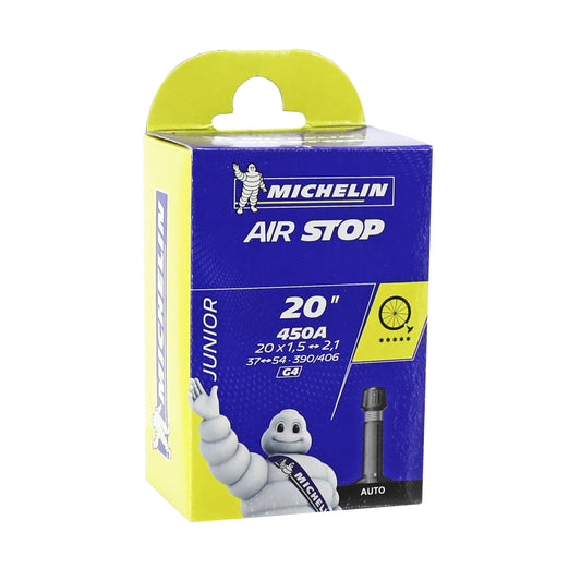 Chambre à air vélo 20 x 1.30-1.80-450a Michelin g3 valve standard 34mm 148g