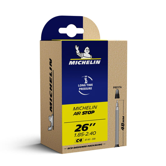 Chambre à air vélo 26 x 1.85-2.40 Michelin c4 valve presta 196g