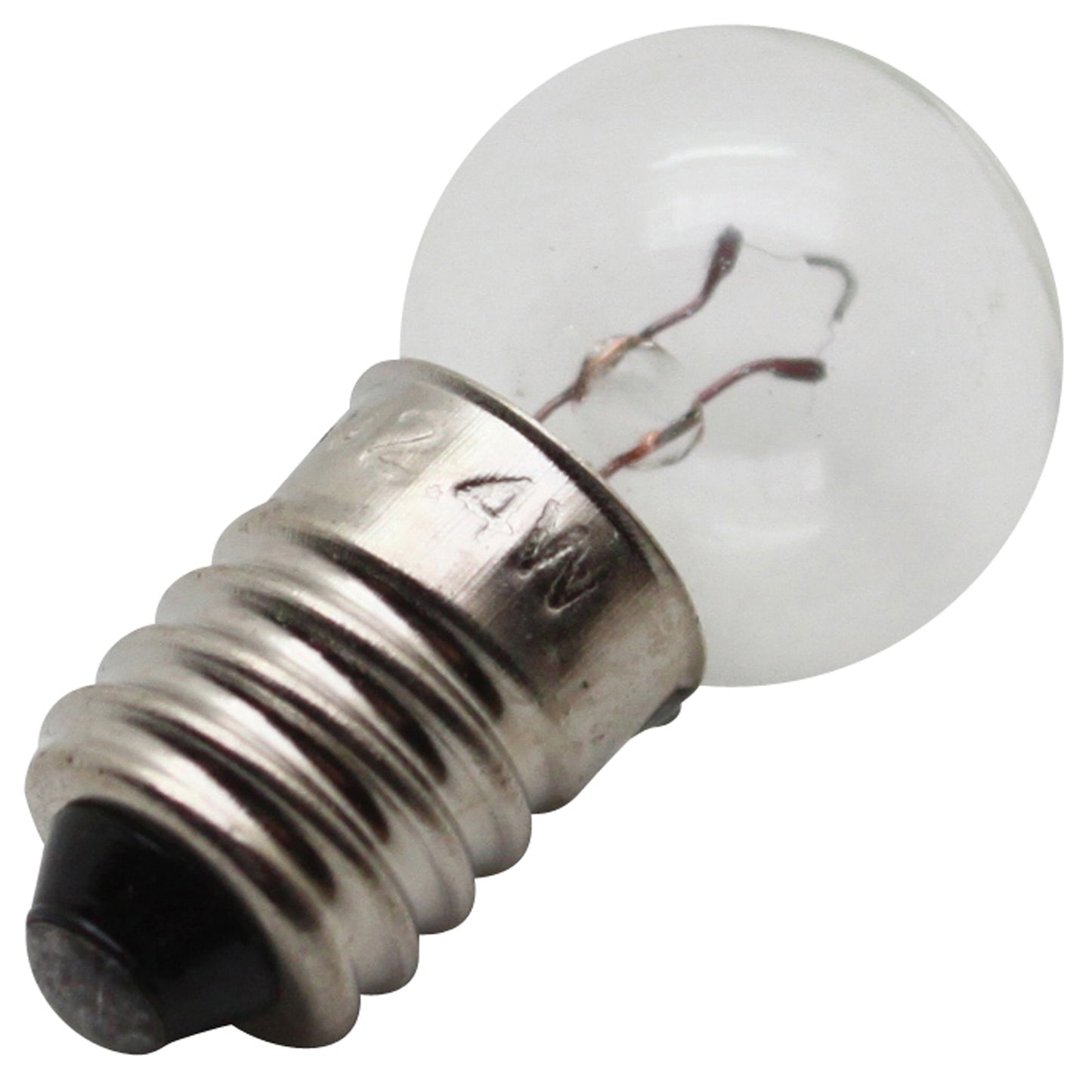 6v 2.4w Standard E10 G14 Bicycle Light Bulb, White, Screw-in, Front Light, Box of 10 PCS