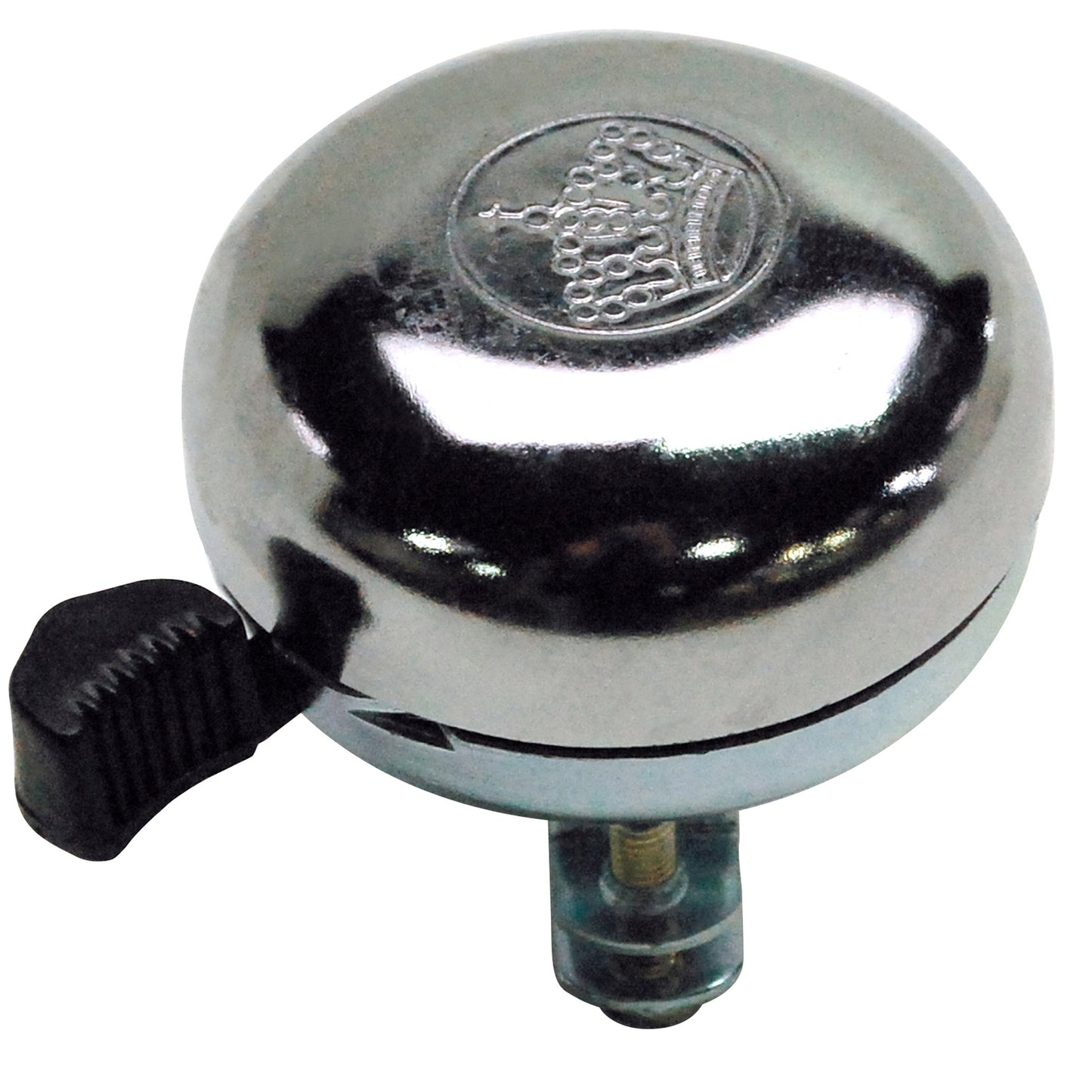 Sonnette timbre vélo PCP Essential acier chrome 50 mm