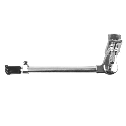 Béquille vélo latérale avec plaque Newton 20-28" réglable alu argent
