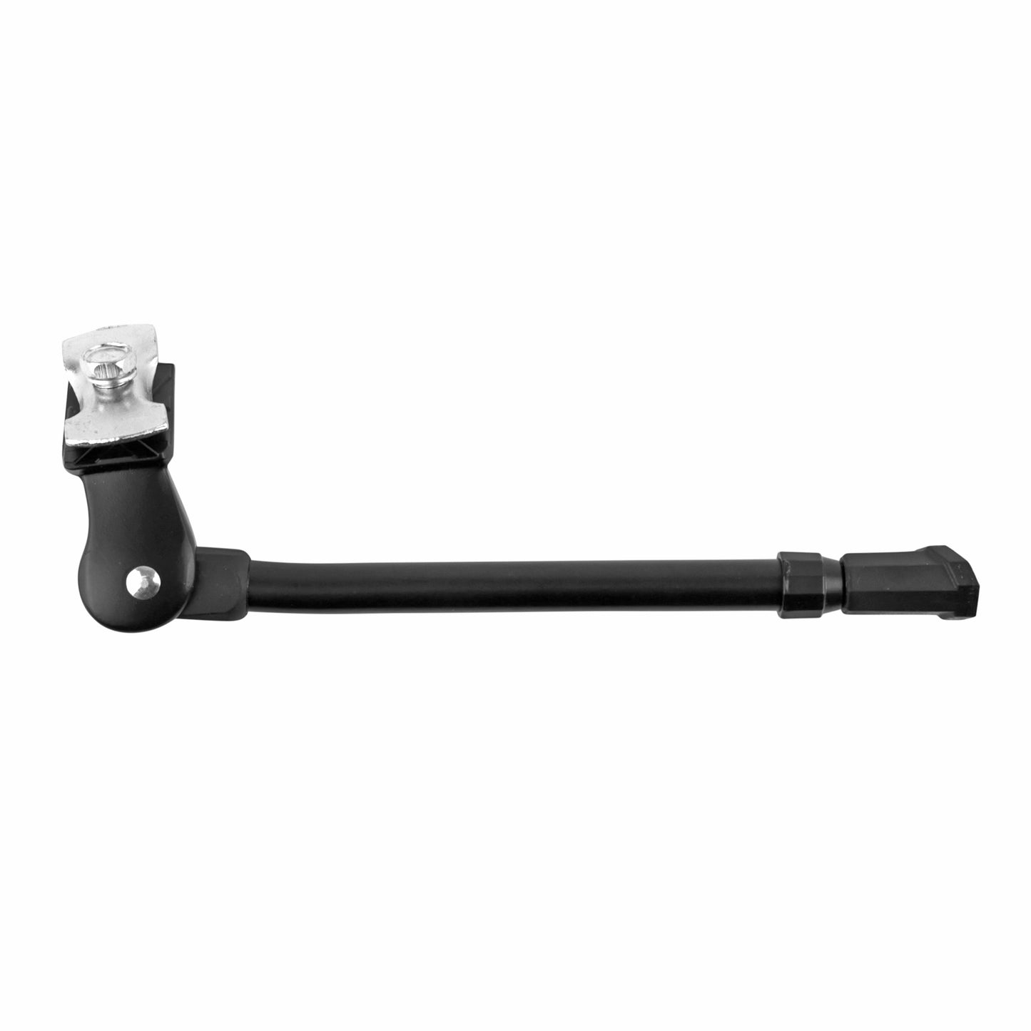 Béquille vélo latérale avec plaque Newton 20-28" réglable alu noir