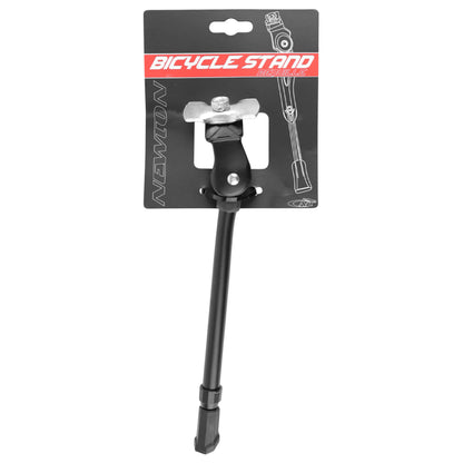 Béquille vélo latérale avec plaque Newton 20-28" réglable alu noir
