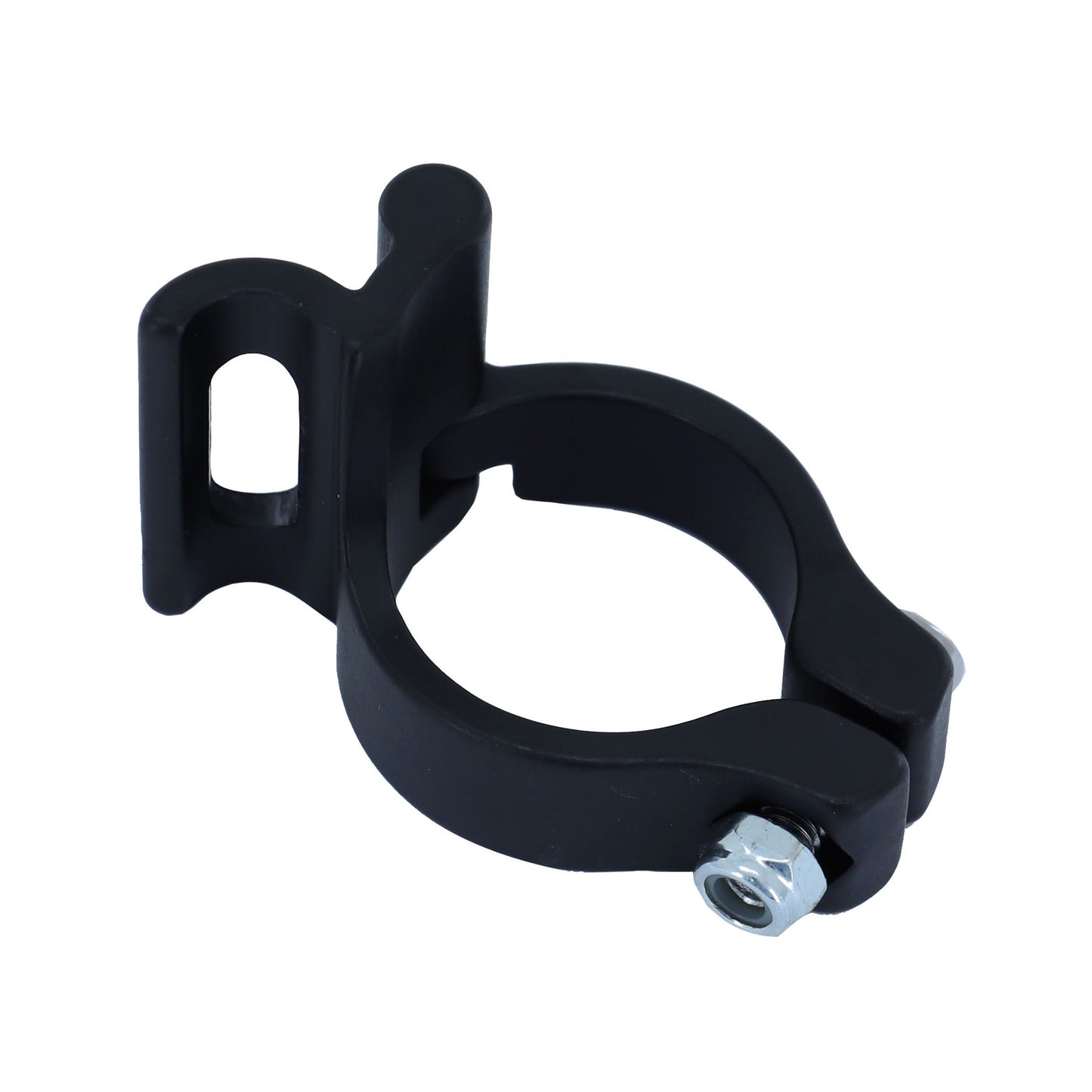 Collier dérailleur avant braser Newton alu noir diam 28,6mm