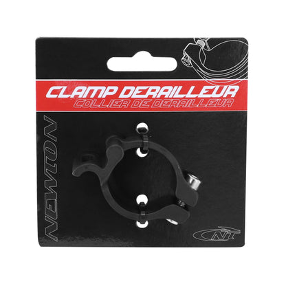 Collier dérailleur avant braser Newton alu noir diam. 31,8mm