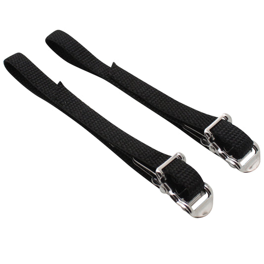Toe clip strap MTB-road PCP nylon black (sold in pairs)