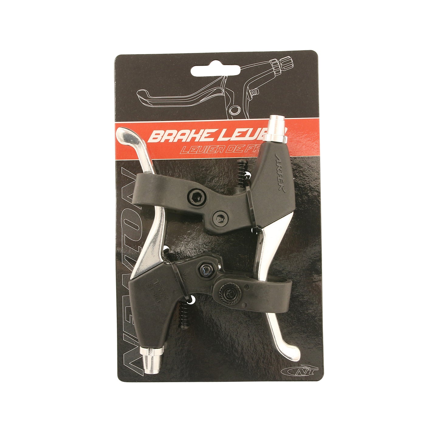 Newton aluminum V-Brake MTB brake lever 2-finger (pair)
