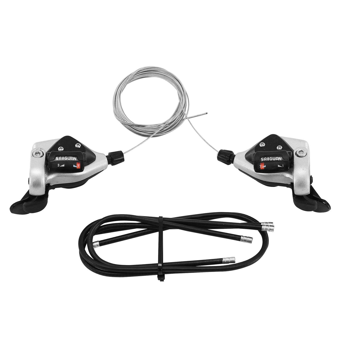 3x7 speed push-pull indexed MTB shifter (pair)