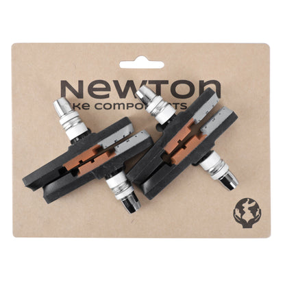 Porte-patins frein VTT orange Newton à vis déportée 72 mm