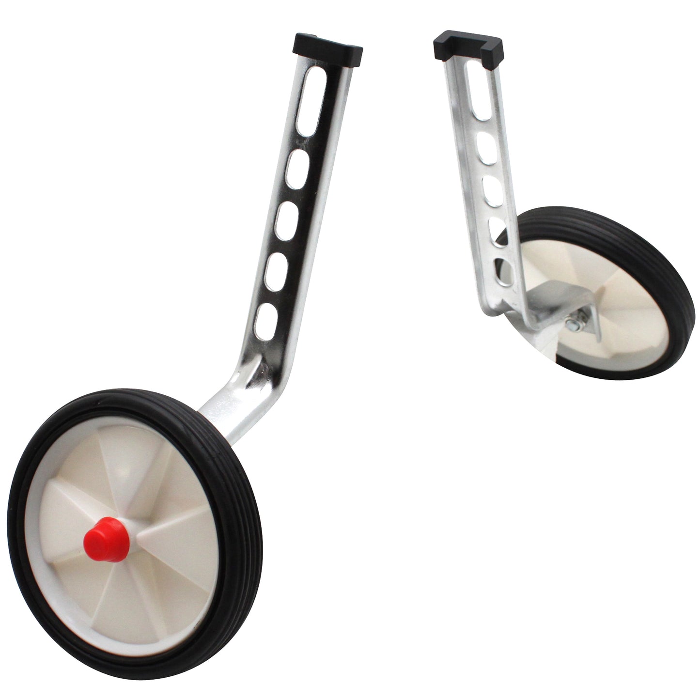 Stabilisateur vélo Newton roue plastique blanc 12-16" paire