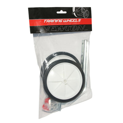 Stabilisateur vélo Newton roue plastique blanc 12-16" paire