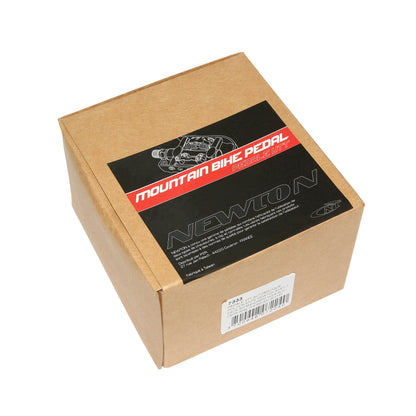Pédale VTT automatique polyvalente Newton SPD noir alu + cales