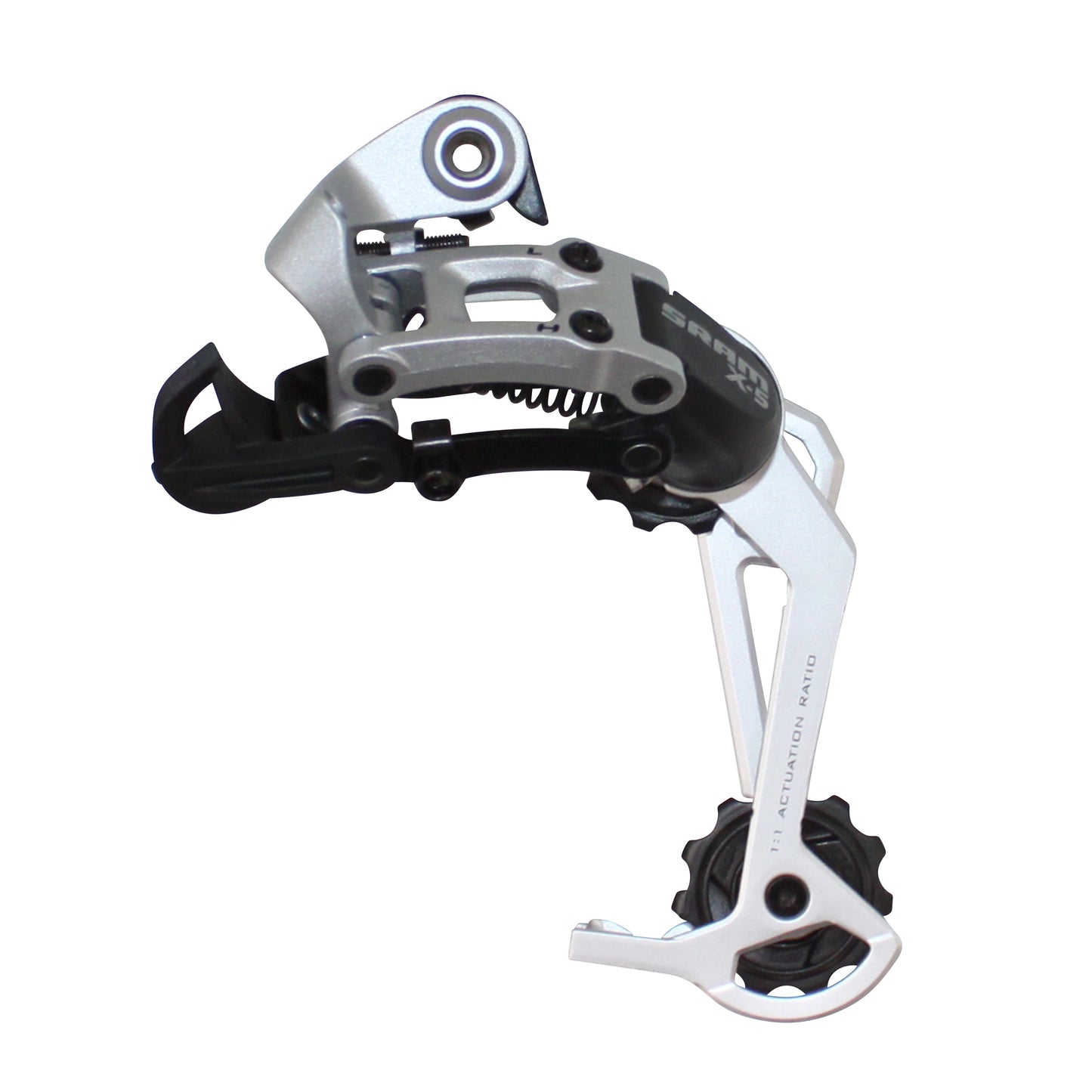 Dérailleur VTT arrière Sram 8-9v. x5 chape longue argent